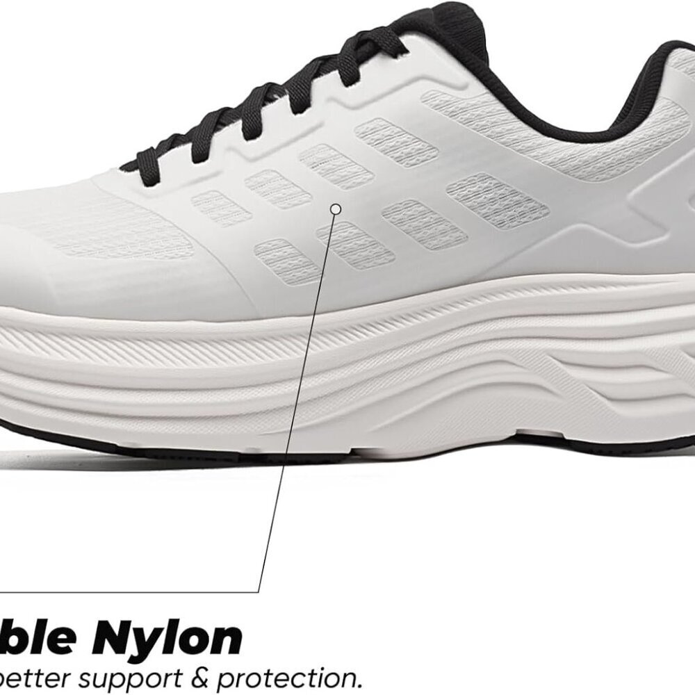 Women's Mesh Running Shoes Cushion Support Non-Slip Breathable Athletic Sneakers - Picture 5 of 8